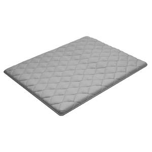 <b>Japanese</b> 9-Layer Foldable Tatami <b>Mattress</b> Queen Size 80 X 60 X 2.5 Inches Gray Fastener Storage Bag for Dormitory Sleep <b>Floor</b> - Product Image 1