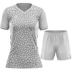 Tenues de football pour femmes, ensemble maillot et short de football personnalisés, vêtements de sport respirants à séchage rapide, uniforme d'entraînement et de match - Product Image 5
