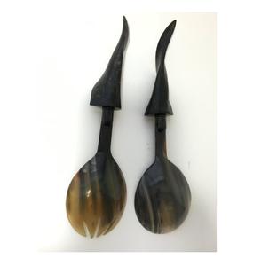 Juego de utensilios de cocina de cuerno de búfalo con logotipo personalizado, utensilios premium, precio al por mayor, hecho en India - Product Image 4