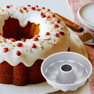 ATLAS STAR 7" Aluminum Round Cake Pan /Pound Cake <b>Mold</b> with PTFE Coating Food Safe & Reusable - Product Image 5