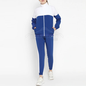 Hot Sale <b>Women</b> Winter Tracksuit High Quality <b>Turtleneck</b> Solid Pattern Sport Tracksuit <b>Top</b> Trending - Product Image 4