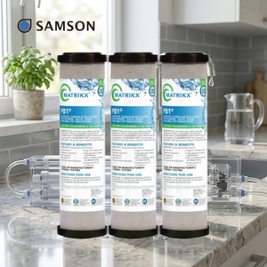 ไส้กรองคาร์บอนอัดสำหรับน้ำดื่มในบ้าน ได้รับการรับรองมาตรฐาน NSF/ANSI 42 ระบบกรองที่เชื่อถือได้ - Product Image 1