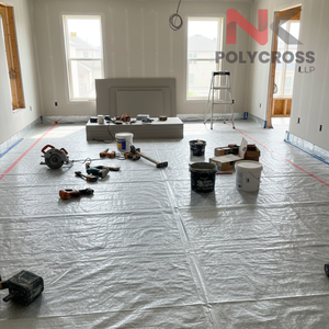 Bâche de protection anti-poussière pour travaux de rénovation et construction, idéale pour projets de peinture et mobilier - Product Image 4