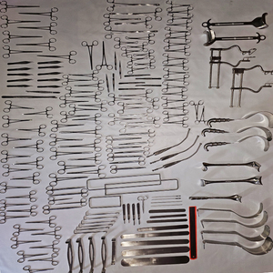 Ensemble d'instruments chirurgicaux pour laparotomie ASTRIN SURGICAL de 197 pièces, kit complet de chirurgie générale, acier inoxydable, certifié CE - Product Image 5