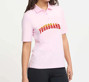 Ensemble Jupe et Chemise de Golf Personnalisé pour Femmes et Filles, Style Streetwear, 100% Coton Respirant, avec Logo Brodé, Taille Haute - Product Image 1