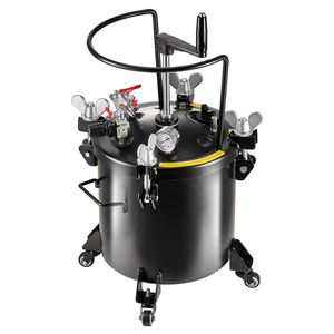 Serbatoio a Pressione in Acciaio da 20L/5 Galloni per Vernice Spray, Nuovo con Pressione Regolabile a 70 PSI e Ruote, Motore come Componente Principale - Product Image 1