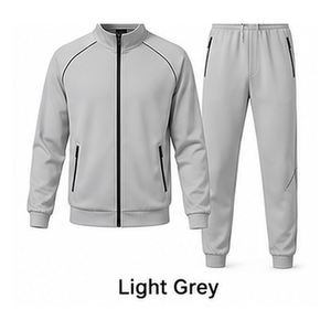 Conjunto de Chaqueta Deportiva Personalizada con Logotipo para Hombre, Chaqueta de Entrenamiento con Cierre Completo, Poliéster Interlock, Ropa Deportiva Personalizada de Fábrica - Product Image 4