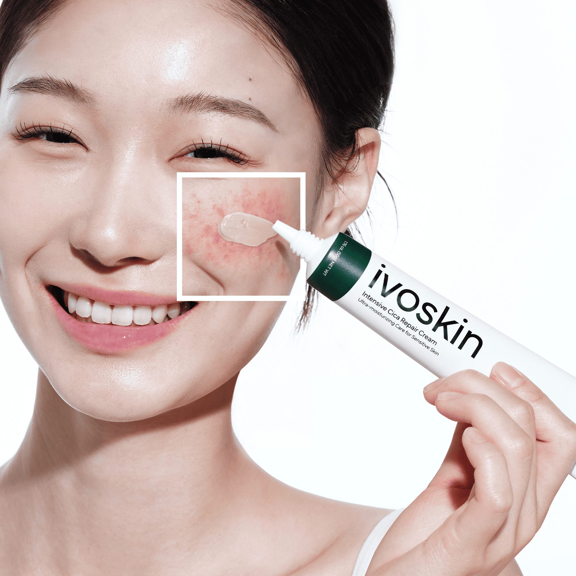 Intensive Cica Repair Cream Korean Dexpanthenol cream soothing rich madecassoside sensitive with care hydrating green ointment