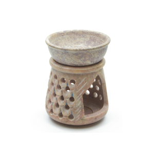 Diffuseur d'huiles aromatiques en pierre savonneuse artisanale indienne, lampe décorative de luxe pour la maison, collection export à prix de gros - Product Image 3