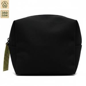 กระเป๋าเครื่องสำอางผ้าแคนวาสคอตตอนแบบไม่เคลือบ 310 GSM ขนาด 23x14 ซม. สำหรับเดินทาง พิมพ์โลโก้ได้ตามต้องการ ขายส่ง OEM รุ่น AS0058 - Product Image 3