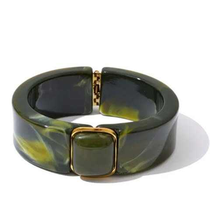 Bracelet artisanal en résine acétate de cellulose de haute qualité, personnalisé en gros, pour usage quotidien, bijoux et artisanat en résine - Product Image 3