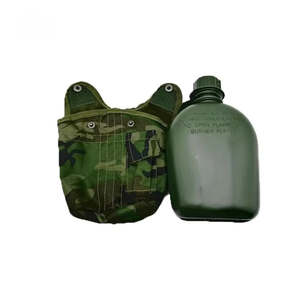 ชุดขวดน้ำยุทธวิธีกลางแจ้ง 1 ลิตร ขวดพลาสติก PE พร้อมถ้วยอลูมิเนียม สำหรับการตั้งแคมป์และการเอาชีวิตรอด - Product Image 5