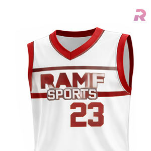 Maillot et uniforme de basketball personnalisés en sublimation respirante, grande taille, 100 % polyester, coupe athlétique - Product Image 4