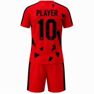 Premium Team Soccer Uniform Set with Personalized Player Names, Custom Logos, Lightweight Fabric and <b>Superior</b> Athletic Comfort - Product Image 2