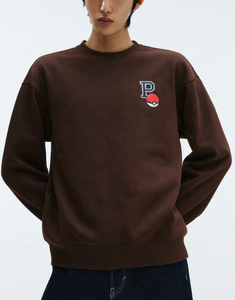 Sudadera de Algodón 100% de Alta Calidad, Personalizada OEM, para Hombre, Tallas Grandes, Estampada, con Forro de Punto, Alto GSM, Hombros Caídos, Estilo Holgado - Product Image 4