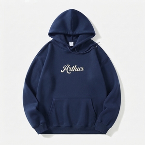 Premium Men's Oversized Fleece Hoodie Pullover Custom Logo Streetwear Sweatshirt Eco-Friendly Heavyweight 400g Cotton <b>Blend</b> - Product Image 4