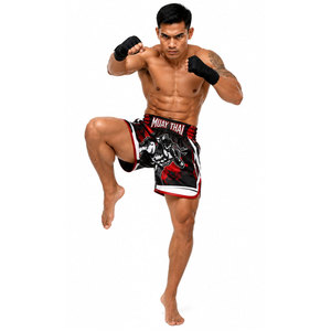 Shorts de compression MMA personnalisés avec impression par sublimation, shorts de Muay Thai, vêtements de sport sublimés de haute qualité, shorts MMA - Product Image 6