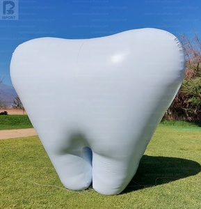 Modelo de Diente Inflable LED Gigante de 2 m, Dientes Inflables con Logotipo Personalizado para Clínica Dental, Decoración de Eventos, Promoción de la Salud Bucal, Exposiciones - Product Image 2
