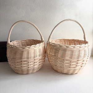 Panier cadeau de mariage tissé à la main, paniers à fleurs en rotin, cadeaux de la meilleure qualité, accessoires de rangement - Product Image 3