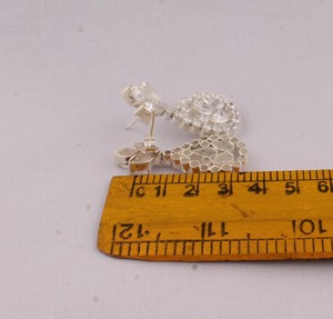 Wholesale Natural Crystal 925 Sterling <b>Silver</b> <b>Dangle</b> <b>Earrings</b> November Birthstone White Gemstone Drop <b>Earrings</b> High Quality Je - Product Image 5