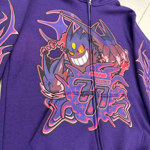 Sudaderas con Capucha Térmicas de Algodón para Hombre, Sudadera con Capucha Extra Grande de Estilo Urbano, Sudadera Informal con Capucha Harajuku, Sudadera con Capucha DTF - Product Image 4