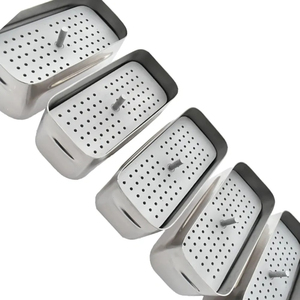 72 Hole Stainless Steel Autoclave Sterilizer <b>Case</b> Dental Endo <b>Files</b> Holder Reusable Manual High Quality Dental Instruments CE - Product Image 6