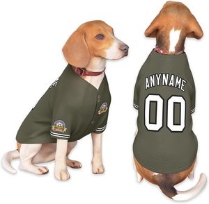 Camiseta Deportiva para Perros Sublimada al por Mayor, Transpirable, sin Mangas, Uniforme Personalizado para Equipos de Cachorros, Suave - Product Image 1