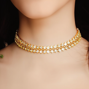 Classic Gold Plated Rhinestone Crystal Waist Chain Belly Jewelry - Product Image 3