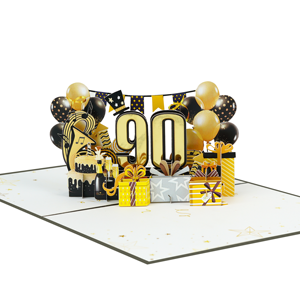 Cartes d'anniversaire en papier 3D personnalisées Kiricard avec enveloppe élégante pour la vente au détail et en gros - Product Image 6