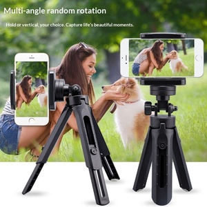 Mini Telescopic Folding Tripod Stand ABS Desktop Mobile Phone Holder for Projector Camera Live Streaming <strong>Bracket</strong> Mount - Product Image 3