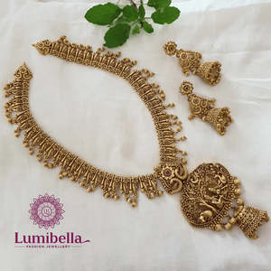Fashion Jewelry Set Krishna Nagas Long Haram - Product Image 1