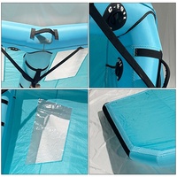 Ailes de surf gonflables 3M 4M 5M 6M pour planche à voile avec fenêtre