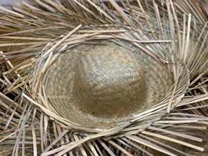 หมวกฟางขายส่ง หมวกปาวา หมวกซอมเบรโรสำหรับผู้ใหญ่ หมวกฟางปาวาแบบดั้งเดิมของเปอร์โตริโก หมวกฟางแต่งชายรุ่ย หมวกฟางบาดบันนี่ - Product Image 6