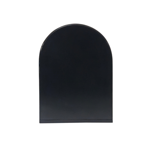 Grande boîte aux lettres extérieure en fer galvanisé noir, résistante à la rouille et imperméable, pour montage sur poteau - Product Image 4