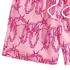 Shorts de bain personnalisés avec logo, couleur unie, vêtements de plage, 100% polyester - Product Image 4
