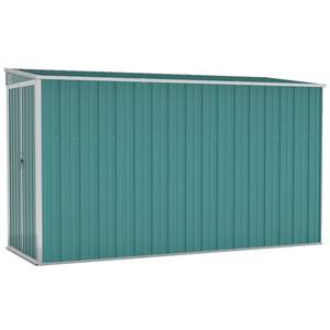Structure de rangement murale en acier galvanisé pour abri de jardin vert 46.5 po x 113.4 po x 70.1 po - Product Image 2