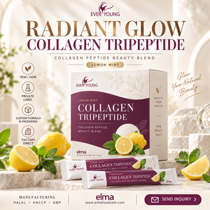 Complément Alimentaire Beauté : Comprimés à Croquer de Collagène avec Vitamine C et Extraits Végétaux (Pépins de Raisin et Melon) pour la Santé de la Peau - Product Image 1
