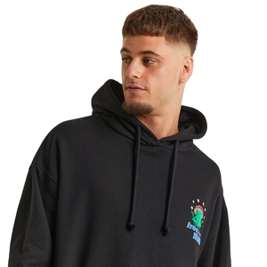 Sweat-shirt à capuche pour homme, coupe confortable, broderie 3D, style décontracté, en coton molletonné, doux et confortable, manches longues, style hiver - Product Image 6