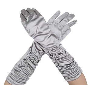 Gants longs froncés pour femmes, vente en gros d'usine, élégants pour opéra, mariage, soirée, performance scénique, cosplay, élastiques - Product Image 2