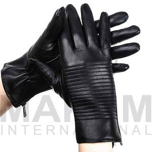 Gants d'hiver en cuir pour hommes et femmes, professionnels, à écran tactile, écologiques, chauds, ajustés, pour usage quotidien - Product Image 3