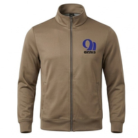 Blouson Bomber Homme Arnis à Carreaux Entièrement Zippé Respirant 240g Col Montant Décontracté en Polaire Polyester Hiver Logo Frontal Couleur Personnalisable