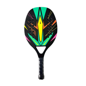 Raqueta de Pádel de Carbono 3K con Diseño Geométrico Vibrante y Núcleo de Eva Suave - Product Image 6