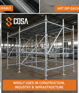 Plataformas de Andamios de Acero Inoxidable Cosa, Diseño Industrial Resistente a la Corrosión, Galvanizadas, Resistentes a Productos Químicos, Fácil Instalación, BS1139 - Product Image 6