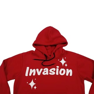 Fabricant de sweats à capuche unisexes personnalisés, vente en gros, style streetwear, surdimensionnés, impression en relief, fabriqués en polaire au Pakistan - Product Image 5