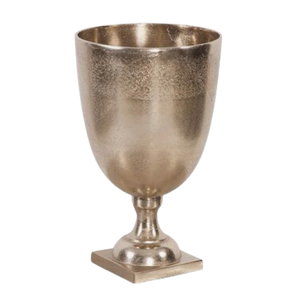 Copa de Vino con Acabado Dorado Brillante, Cáliz de Latón, Fabricación India, Copa Religiosa de Metal con Soporte, Copa de Vino de Metal - Product Image 5