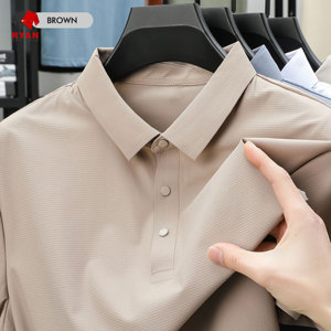 Chemises polo personnalisées Ryan Pro Gear pour hommes, style pull, avec logo personnalisé, style boutonné - Product Image 4