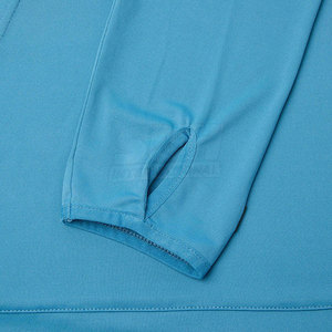 เสื้อตกปลาแบบมีฮู้ด ผ้าสแปนเด็กซ์/โพลีเอสเตอร์ น้ำหนักเบา 180 กรัม ป้องกันรังสียูวี 50+ ไซส์ใหญ่ แห้งเร็ว รับสกรีนโลโก้ - Product Image 4