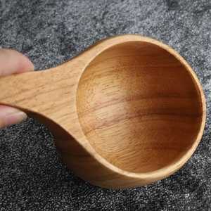 Wooden Irregular Shape Classic Design <b>Cup</b> with Handle Leak-Proof Eco-Friendly Durable Tea <b>Cup</b> 150mL/<b>100mL</b> - Product Image 4