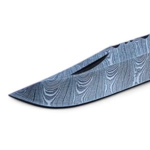 Handmade Damascus Folding Knives Compact Pocket Design with Sharp <b>Steel</b> Blade Durable Handle Leather Sheath for <b>Outdoor</b> Hunting - Product Image 5