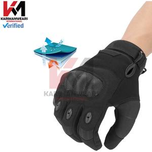 Guantes Tácticos Unisex para Paintball, Protección para los Dedos, Anti-Impacto, Protección para los Nudillos, Malla Transpirable en la Parte Posterior, Correa Ajustable para la Muñeca - Product Image 4